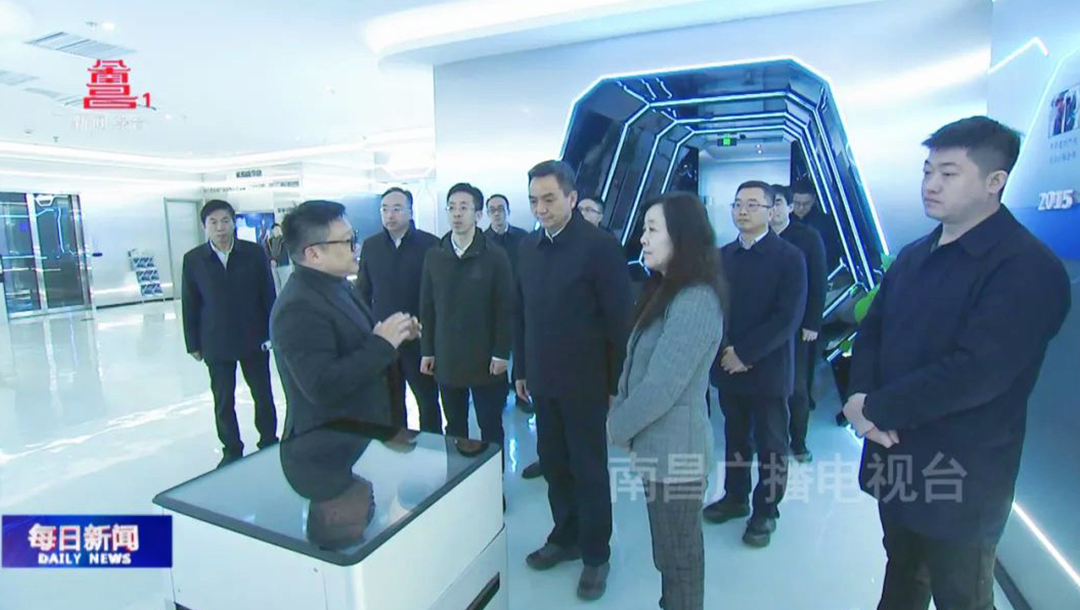 江西省委常委、南昌市委书记李红军一行调研像航江西子公司